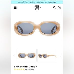 NEVER WORN CRAP EYEWEAR BIKINI VISION